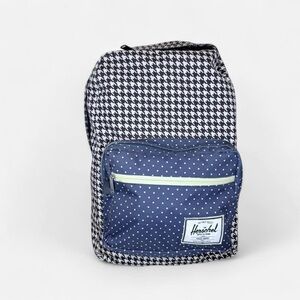 Herschel Supply Company Navy Polka Dot & Black-and-White Houndstooth Backpack
